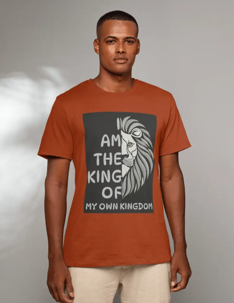 I am the king pure cotton round neck tshirts