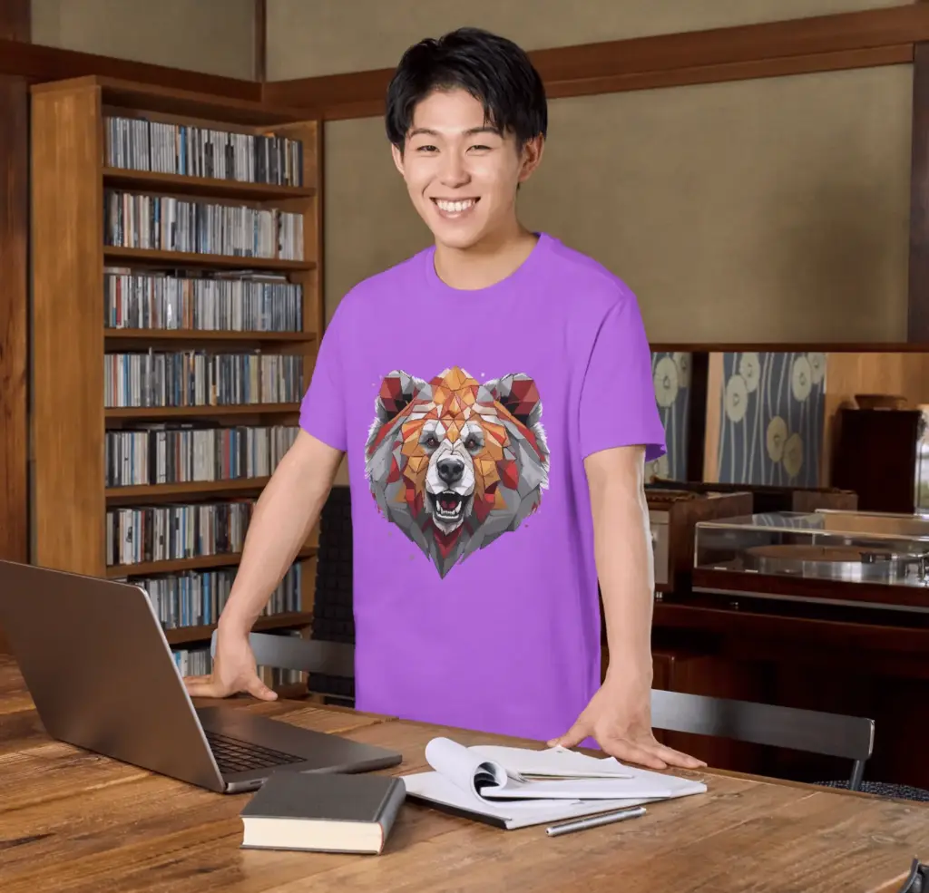 Bear pure cotton round neck tshirts 