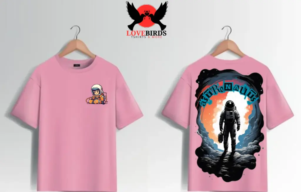 Astronauts pure cotton oversized T-shirts 