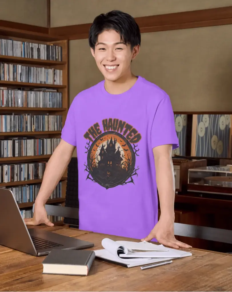 The haunted pure cotton round neck tshirts 