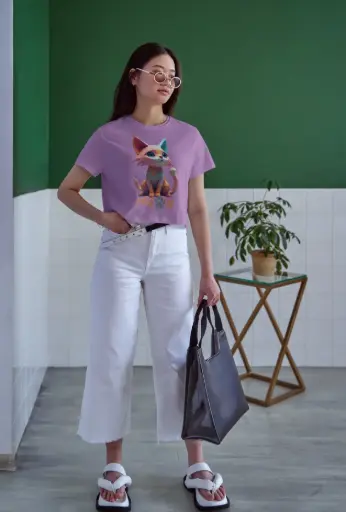 Cat pure cotton croptops 