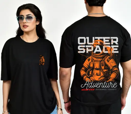 Outer Space oversized premium Tshirts 